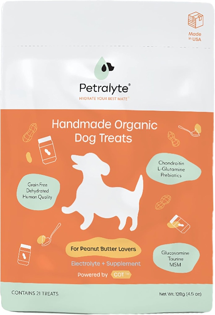 Petralyte Hund Elektrolyt und Joint Supplement | Bio & Alle natürlichen Hunde Vitamine und Ergänzungen | Hund Multivitamin Mischung für Entzündung & Mobilität Unterstützung | für Peanut Butter Lovers