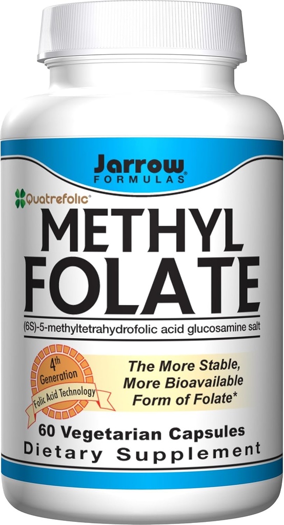 Formules de Jarrow Flate de méthyle Supplément nutritionnel 5-MTHF, 400 Mg, 60 Compte ( Multi-paquet)