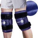 XXL Ice Pack Wrap rund um ganze Knie nach Chirurgie, wiederverwendbares Gel Großes Eispaket für Knieverletzungen, Schmerzlinderung, Schwellung, Kniechirurgie, Sportverletzungen, 2 Pack Blau