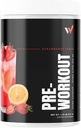 Peak Performance Best Pre Workout Pulver: Energiespendende Mischung mit l Theanin, Beta-Alanin, Betaine Anhydrous, Alpha GPC & B-Vitamins - Sugar-Free für Männer & Frauen - Erdbeeren-Lemon Flavor