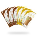 Chike High Protein Iced Coffee Naturally Sweetened Sampler Pack, 20 G Protein, 2 Schüsse Espresso, Non-GMO, Keto Friendly und Gluten Free, 6 Single Serve Packets