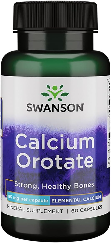 Swanson Calcium Orotate 85 Milligramme 60 Kapseln