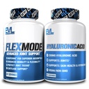 Bundle de complément de soutien interarmées avancé - Support complet avec acide hyaluronique et FlexMode avec vitamines conjointes Glucosamine Chondritine MSM et BioPerine pour l'absorption améliorée