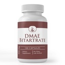 Ingrédients originaux purs Bitartrate de DMAE, (100 capsules) Toujours pur, sans additifs ou remplissages, laboratoire vérifié