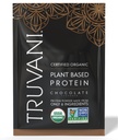 Truvani Vegan Pea Protein Pulver | Schokolade | 20g Bio Pflanzen basiertes Protein | 1 Servieren | Keto | Gluten & Dairy Free | Low Carb | Kein hinzugefügt Zucker