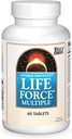 Source Naturals Force de vie Multivitamines quotidiennes à haute puissance Vitamines essentielles, minéraux, antioxydants et nutriments - Énergie et amélioration immunitaire - 60 comprimés