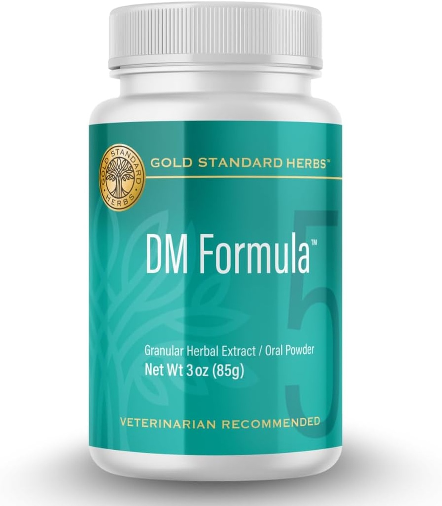 DM Formel Degenerative Myelopathie Relief für Hunde von Gold Standard Kräuter, All Natural Granular Kräuterextrakt, 85 Gramm Pulver