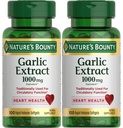 Nature's Bounty Knoblauch Extrakt 1000 mg Softgels 100 ea (Pack von 2)