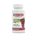 Kapseln, 60 Zähler-Resveratrol-Ergänzung unterstützt gesundes Altern, Herzgesundheit und Immunfunktion mit Quercetin, Trauben-Sädt-Extrakt, Vitamin D3 und CoQ10