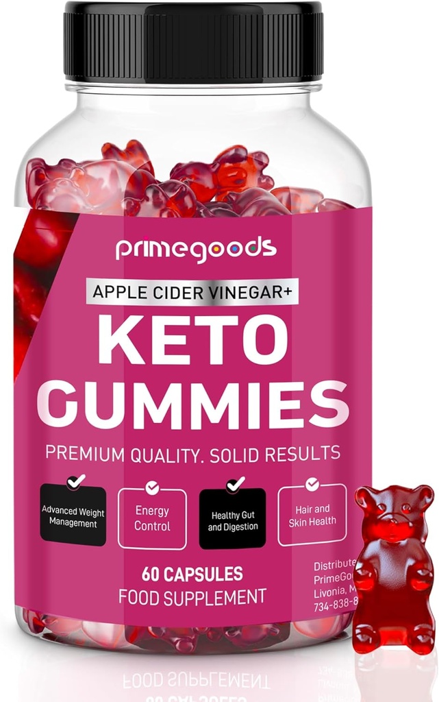 Keto ACV Gummies Advanced Weight Loss Formula-Apple Cider Essiggummis-1000mg avc mit Vitaminen B12 & B6- Weight Loss Gummies für Frauen und Männer-Energie-Digestion-Natural-Pomegranite-Beetroot