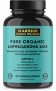 Capsules d'Ashwagandha bio pures avec Bioperine - 2400 mg - 120 Capsules - Healthy Stress Response and Mood Boost, Immune Health, Better Sleep