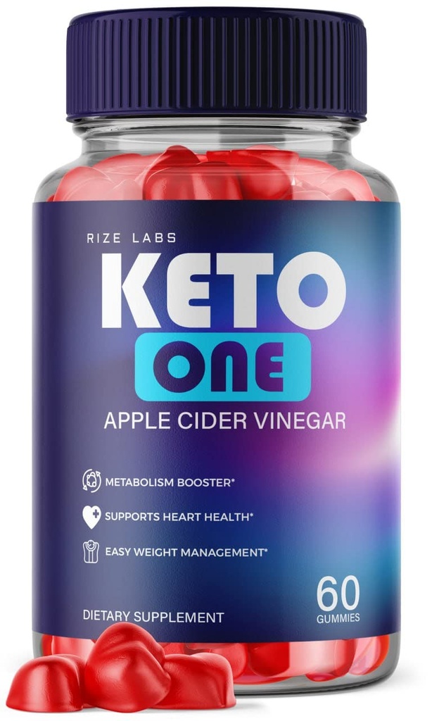rize labs - Keto One ACV Gummis für Gewichtsverlust - Apple Cider Essig - Advanced Energy Formula Supplement zu Burn Belly Fat (60 Gummies)
