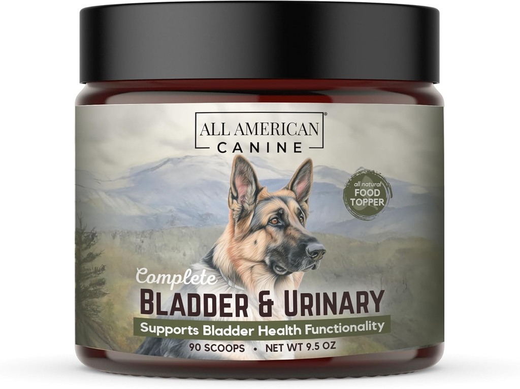 Komplette Bladder & Urinary Natural Protein-angereicherte pulverisierte Cranberry Food Topper für alle Hunde, Unterstützung Urinary Health - 90 Servierungen