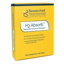 Nutritionnel étudié H2 Absorb Comprimés moléculaires d'hydrogène - Supplément hydrogéné instantané et antioxydant - boisson rajeunissante pour promouvoir l'énergie et le vieillissement en santé (60 comprimés)