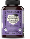 Elderberry Gummies - 60 Graf Natürlich mit Zink, Vitamin C, & Elderberry (Sambucas)