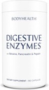 BodyHealth Digestive Enzyme Full Spectrum Digestive Unterstützung (180 caps), Betaine, Pepsin, Pancreatin BPP Beladen mit Enzymen und Probiotika, Relief für Stomach Bloating, Sodbrennen, Gas, Verstopfung
