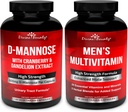 Divine Bounty D-Mannose Capsules & Mens Multivitamine Bundle