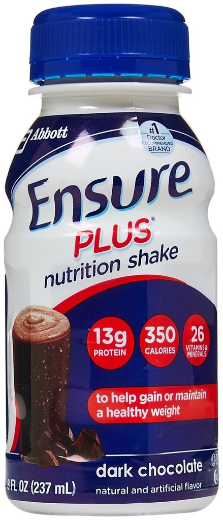Assurer plus Nutriton Shake chocolat noir - 6 PK