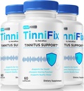 (3 Pack) Tinnifix Kapseln - Fortgeschrittene Hörgerät Formel, Tinnifix Pillen zu halten gesundes Hören, Alle natürlichen Tinnifix für vollständige Ohr Gesundheit, offizielle Tinni Fix Review (180 Kapseln)