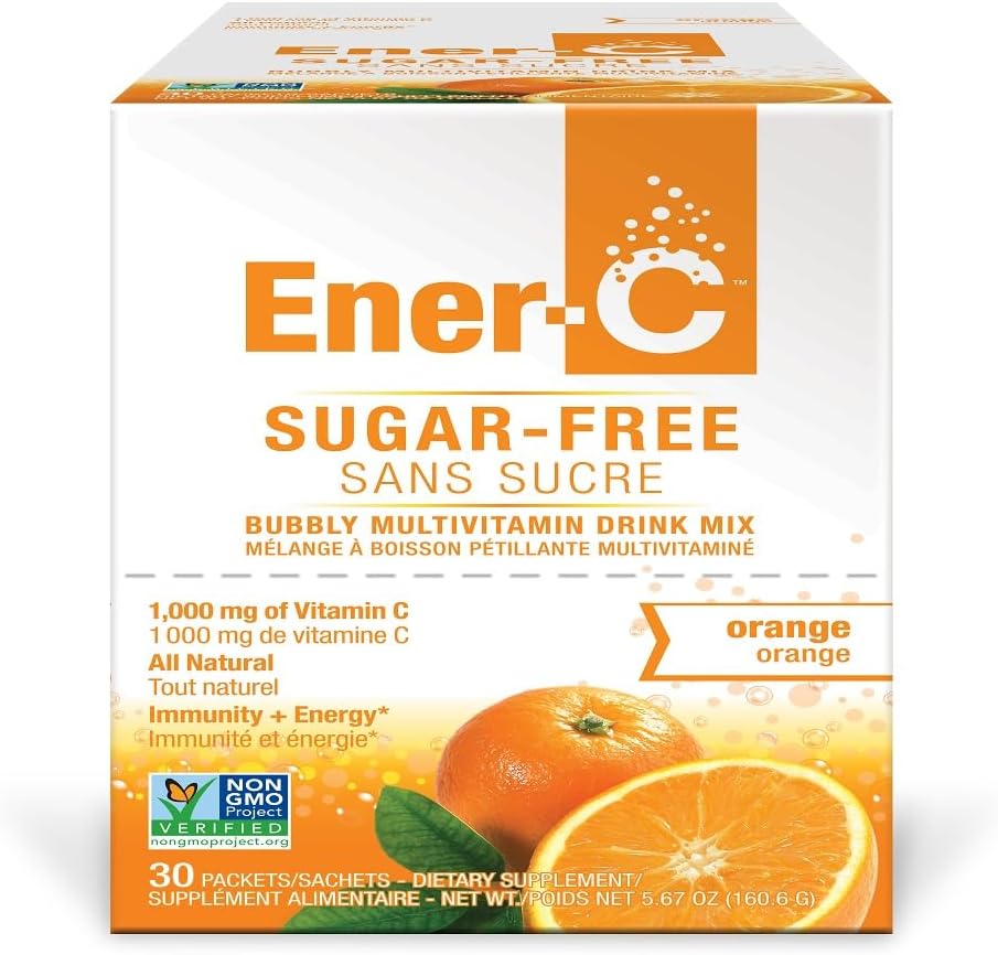Ener-Life Orange Zucker Kostenlose Vitamin C Getränke Mix 30 Count, .2 Oz