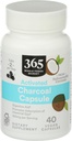 365 Par le marché des aliments entiers, charbon activé, 40 comtes