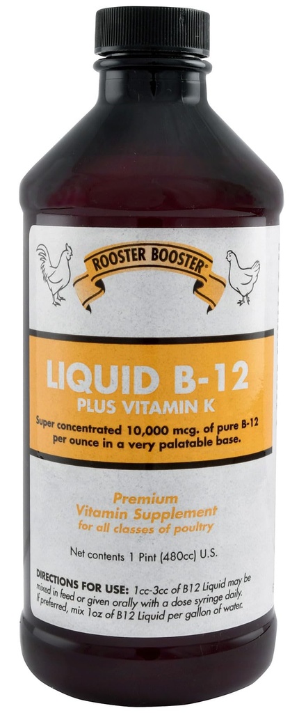 Booster Booster B-12 Liquide, 16-Ounce