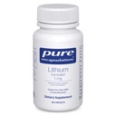 Pure Encapsulations Lithium (Orotat) 1 mg | Unterstützung für Beruhigung und Verhalten | 90 Kapseln