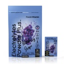 PowderVitamin Elektrolyte Powder Plus, Keto, Blueberry Grape, Zero Sugar, 1000mg Kalium, 120mg Calcium, 120mg Magnesium, Non-GMO, Zero Calories, 30 Hydration Packets