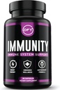 DFY Immununterstützung Kapseln - mit Elderberry Sambucus, Vitamin C, Sambucus Elderberry, Vitamin D3 5000 IU, Zink und Ingwer