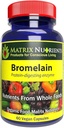 BROMELAIN - Highly Potent, 100% Bio, Protein-Digesting Enzym! Verbessern Sie Verdauung - Vegan Kapseln (60ct)