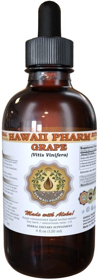Traubenflüssigkeitsextrakt, Trauben (Vitis Vinifera) Seed Tinture Supplement 2 oz