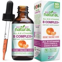 Pourquoi pas les gouttes liquides complexes de vitamine B naturelles - Supplément pour les femmes - Formes véganes et sublinguales B1 B2 B3 B5 B6 Biotine Folate et Choline - Plus Mélange pour le soutien énergétique