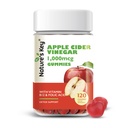 Nature's Key Apple Cider Essig-Gummi 120 Count ACV Gummy mit Folic Vitamin B6 B12 Beetroot & Pomegranate - Vegan, Non-GMO & Gluten-Free