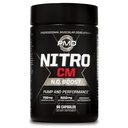 PMD Sports Nitro cm - Nitric Oxid mit Agmatine Pre Workout Supplement - Muskelwachstum Pre Workout mit L Arginine - Endurance Boost für Hardcore Übung, Training und Bodybuilding - 90 Kapseln