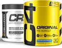 Cellucor Pre Workout & Creatine Bundle, C4 Poudre pré-entraînement originale, Bombes congelées, 30 portions + Cor Performance Poudre de créatine, 72 portions