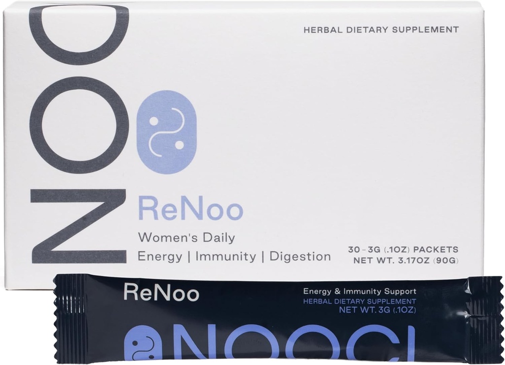 NOOCI ReNoo poudre quotidienne de femmes pour l'énergie, l'immunité, la digestion