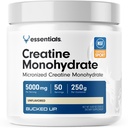 Monohydrate de créatine micronisée pur pour les femmes et les hommes - facile à mélanger et non aromatisé - 5G par portion - 50 portions - 250 grammes par contenant