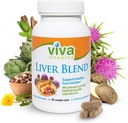Viva Vitamins Liver Blend Detox Cleanse - Liver Cleanse Detox & Repair w/Milk Thistle & Artichoke Extract, Liver Supplement für Optimal Liver Support, Vegan, Gluten Free, Non-GMO, 90 Veggie Caps