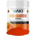 AKI Beta Carotène 10% Poudre (1.5oz/42.52g) Aromatisation très concentrée Boute de vitamine A, peut aider à soutenir les fonctions du corps, la peau, le système immunitaire et l'oeil - sans OGM et végétalien