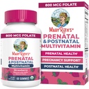 MaryRuth Organics Pränatale Vitamine für Frauen | USDA Organic Prenatal Gummies | postnatale Vitamine für Frauen Stillen | Methylfolate 800 mcg DFE | Iodine | Vegan | Non GMO | 30 Servierungen