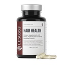 LES Labs Haargesundheit – Haarwachstum & Nägel Beilage, Verbesserte Dicke, Stärke & Vollständigkeit – Keratin, Biotin, Kürbis Seed & MSM – 60 Kapseln