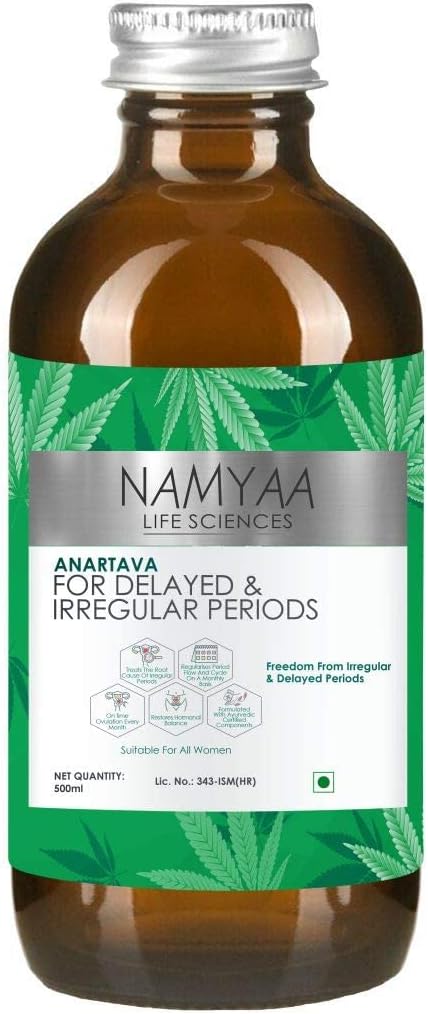 AZAZ Namyaa Anartava -für verzögerte und unregelmäßige Perioden ml, Weiß, 500 Millilitre