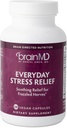 Dr Amen BrainMD Soulagement quotidien du stress - 120 capsules, paquet de 2 - favorise la relaxation et la focalisation - non somnolence - sans gluten - 60 portions totales