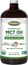 Flora - MCT Oil Certified Organic - Unterstützt Muskel-Energie & Gehirn Gesundheit - Enthält C8 Caprylic Acid & C10 Capric Acid - Non-GMO, Gluten-Free, Vegan & Keto-Friendly - 32 fl. oz. Glasflasche