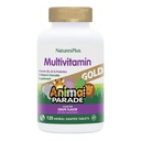 Natures Plus Animal Parade Gold Kinder Multivitamin, Trauben Flavor - 120 Kaubare Tierformtabletten - Vegan, Glutenfrei - 60 Portionen