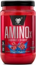 BSN Amino X Muscle Recovery & Endurance Powder mit BCAAs, 10 Gramm Aminosäuren, Keto Friendly, Koffeinfrei, Support Endurance, Zero Sugar, Blue Raz, 30 Portionen (Packaging May Vary)