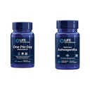 Prolongation de la durée de vie Multivitamine par jour 60 comprimés et Ashwagandha optimisé 60 capsules