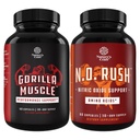 Bundle of Extra Strength Testosteron Booster mit Horny Goat Weed Maca Root Tongkat Ali & Saw Palmetto Extrakt & Nitric Oxid Pillen für Männer mit L-Arginin L-Citrullin Aminosäuren für Muskelwachstum