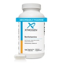 XYMOGEN Benfotiamine 300mg - Supplément de Thiamine B1 hautement biodisponible dérivé pour soutenir la santé métabolique, nerve + vasculaire (120 capsules)