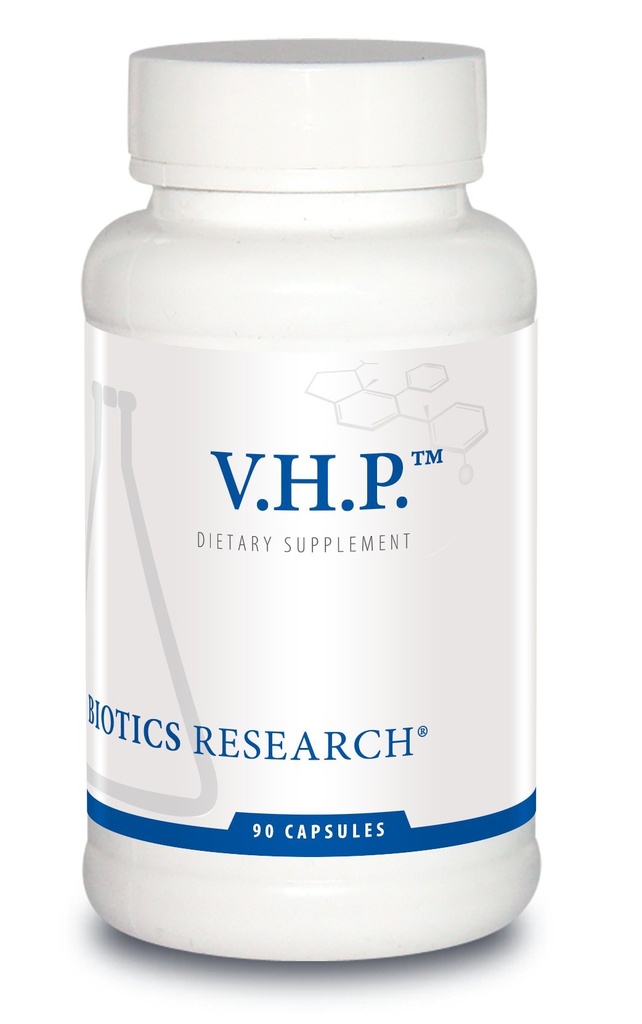 Biotics Research V.H.P. – Valerian, Hops, Passionflower, GABA, Anxiolytic, Relaxation Formula, 90 Capsules